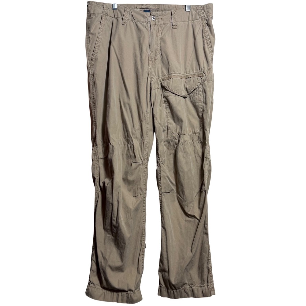 Vintage Polo Ralph Lauren Mens 34x30 Khaki Tan Cotton Cargo Tactical Pants